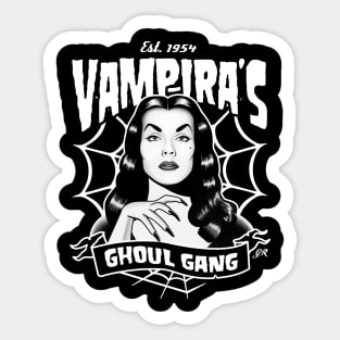 Vampira's Ghoul Gang Sticker